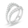 Thumbnail Image 2 of Previously Owned - 1 CT. T.W. Diamond Contour Solitaire Enhancer in 10K White Gold