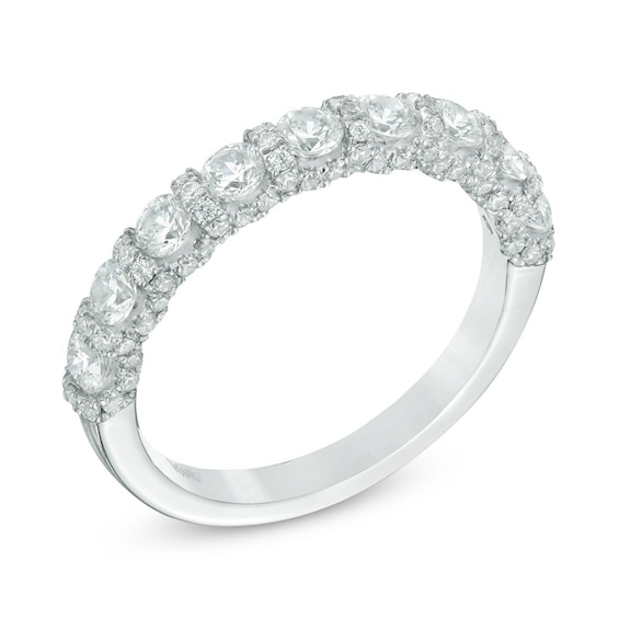 Previously Owned - Vera Wang Love Collection 1-1/5 CT. T.w. Diamond Band in 14K White Gold