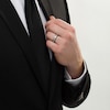 Thumbnail Image 2 of Previously Owned - Vera Wang Men's 1/2 CT. T.W. Baguette Diamond Band in 14K Two-Tone Gold