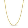 Thumbnail Image 1 of Previously Owned - Men's 2.4mm Diamond-Cut Glitter Rope Chain Necklace in 10K Gold - 22"
