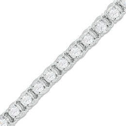 Previously Owned - 10 CT. T.W. Diamond Tennis Bracelet in 10K White Gold