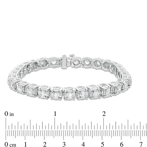 Previously Owned - 10 CT. T.w. Diamond Tennis Bracelet in 10K White Gold