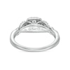 Thumbnail Image 4 of Previously Owned - 1/4 CT. T.W. Diamond Past Present Future® Frame Twist Shank Engagement Ring in 10K White Gold