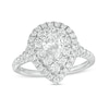 Thumbnail Image 1 of Previously Owned Love's Destiny by Peoples 1-3/4 CT. T.W. Pear-Shaped Diamond Frame Engagement Ring in 14K White Gold