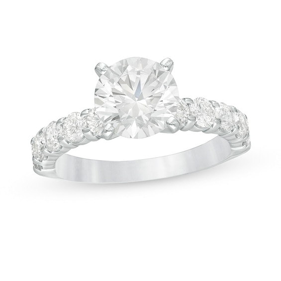 Previously Owned - 2-1/2 CT. T.w. Diamond Engagement Ring in 14K White Gold