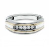 Thumbnail Image 2 of Previously Owned - 1/2 CT. T.W. Diamond Five Stone Band in 10K Two-Tone Gold
