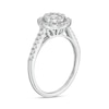 Thumbnail Image 3 of Previously Owned - 1/2 CT. T.W. Composite Diamond Frame Engagement Ring in 10K White Gold