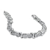 Thumbnail Image 2 of Previously Owned - 1 CT. T.W. Princess-Cut Diamond Swirl Line Bracelet in Sterling Silver