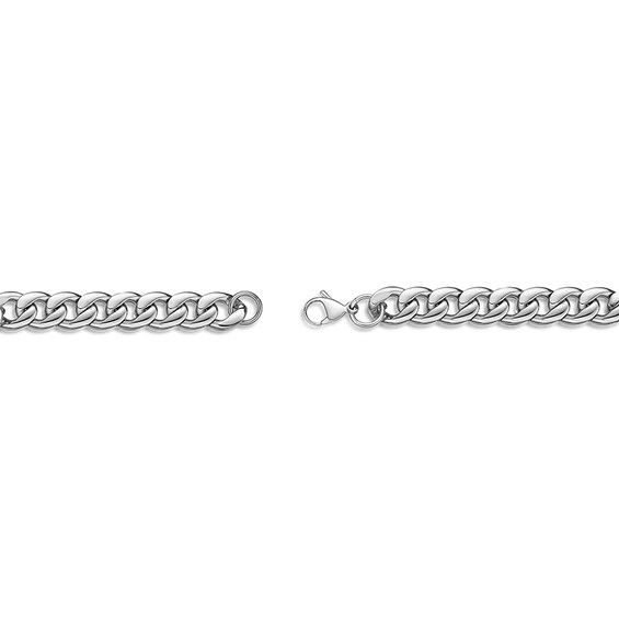 Previously Owned - Men's 13.5mm Curb Chain Necklace in Stainless Steel - 22"