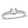 Thumbnail Image 1 of Previously Owned - 1/3 CT. T.W. Princess-Cut Diamond Split Shank Engagement Ring in 10K White Gold