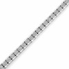Thumbnail Image 1 of Previously Owned - 3 CT. T.W. Diamond Cluster Tennis Bracelet in Sterling Silver