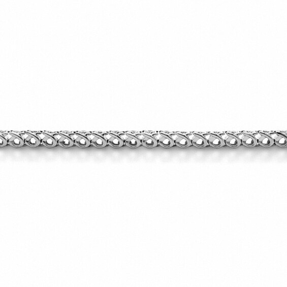 Previously Owned - 3 CT. T.w. Diamond Cluster Tennis Bracelet in Sterling Silver