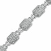 Thumbnail Image 1 of Previously Owned - 1/2 CT. T.W. Diamond Fashion Line Bracelet in Sterling Silver