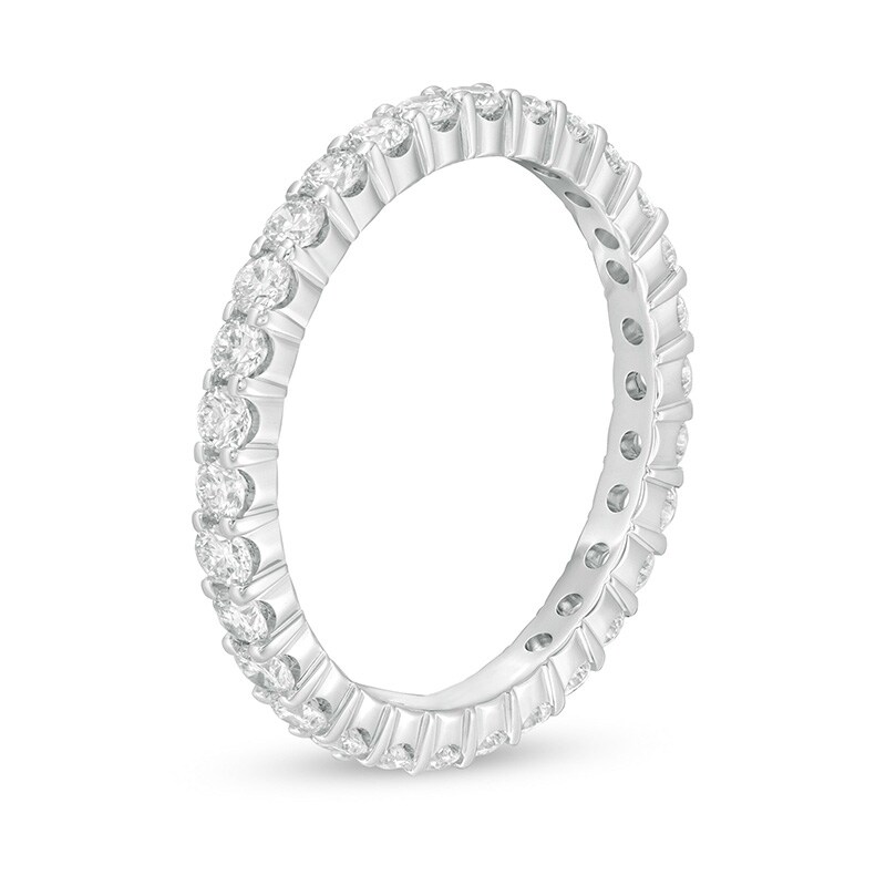 Main Image 2 of Previously Owned - 3/4 CT. T.W. Diamond Eternity Wedding Band in 14K White Gold
