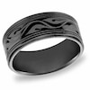 Thumbnail Image 1 of Previously Owned - Triton 9.0mm Comfort Fit Quicksilver Black Titanium Wedding Band