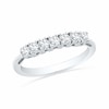 Thumbnail Image 1 of Previously Owned - 1/3 CT. T.W. Diamond Seven Stone Band in 10K White Gold
