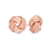 Thumbnail Image 1 of Previously Owned - Love Knot Earrings in 14K Rose Gold