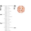 Thumbnail Image 2 of Previously Owned - Love Knot Earrings in 14K Rose Gold