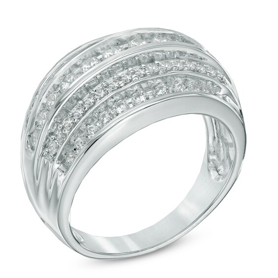 Previously Owned - 3/4 CT. T.w. Diamond Layered Anniversary Ring in 10K White Gold