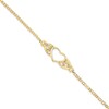 Thumbnail Image 1 of Previously Owned - Heart Anklet in 14K Gold - 10&quot;