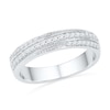 Thumbnail Image 1 of Previously Owned - 1/4 CT. T.W. Diamond Band in 10K White Gold