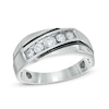 Thumbnail Image 1 of Previously Owned - 1/2 CT. T.W. Diamond Comfort Fit Wedding Band in 10K White Gold