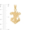 Thumbnail Image 2 of Previously Owned - Anchor with Eagle Necklace Charm in 10K Gold