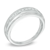 Thumbnail Image 2 of Previously Owned - 1/2 CT. T.W. Square-Cut Diamond Wedding Band in 10K White Gold