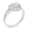 Thumbnail Image 1 of Previously Owned - 1/2 CT. T.W. Diamond Heart Frame Ring in 10K White Gold