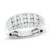 Thumbnail Image 1 of Previously Owned - 1 CT. T.W. Diamond Dome Anniversary Band in 10K White Gold