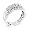 Thumbnail Image 1 of Previously Owned - Men's 1 CT. T.W. Diamond Dome Anniversary Band in 10K White Gold
