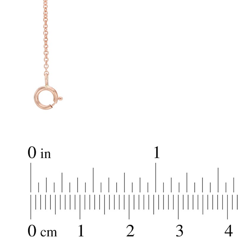 Main Image 2 of Previously Owned - Diamond Accent Heart Bracelet in 10K Rose Gold