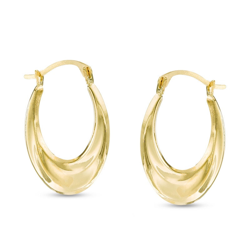 Main Image 1 of Previously Owned - Hoop Earrings in 14K Gold