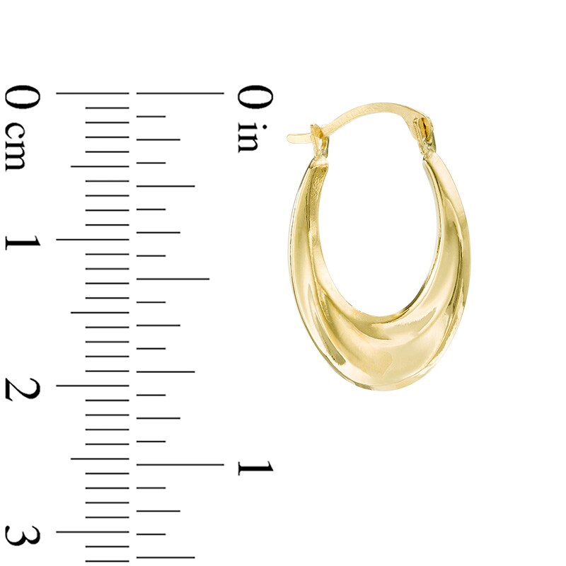 Main Image 2 of Previously Owned - Hoop Earrings in 14K Gold