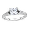 Thumbnail Image 1 of Previously Owned - 5/8 CT. T.W. Princess-Cut Diamond Split Shank Engagement Ring in 14K White Gold