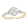 Thumbnail Image 1 of Previously Owned - 1 CT. T.W. Diamond Frame Engagement Ring in 14K Gold
