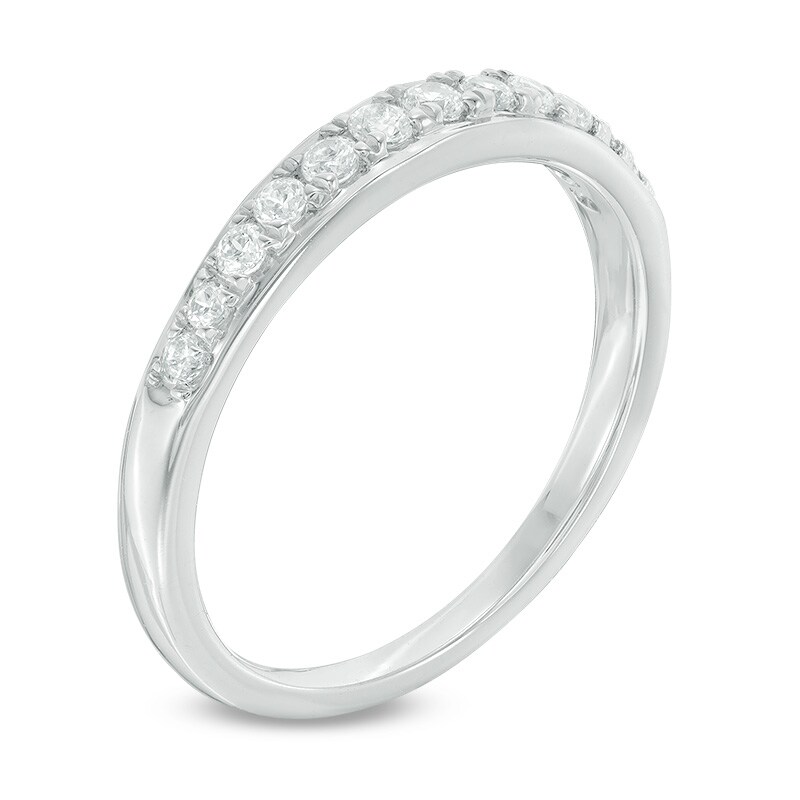 Main Image 2 of Previously Owned - 1/5 CT. T.W. Diamond Anniversary Band in 10K White Gold
