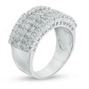 Thumbnail Image 2 of Previously Owned - 1-1/2  CT. T.W. Diamond Five Row Anniversary Ring in 10K White Gold