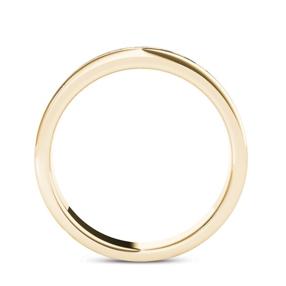 Previously Owned - Men's 1/2 CT. T.w. Diamond Seven Stone Wedding Band in 14K Gold