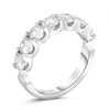 Thumbnail Image 2 of Previously Owned - 1/2 CT. T.W. Diamond Seven Stone Anniversary Band in 14K White Gold