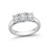 Thumbnail Image 0 of Previously Owned - 1 CT. T.W. Diamond Past Present Future® Engagement Ring in 14K White Gold