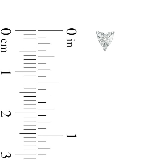 Previously Owned - Diamond Accent Three Pair Stud Earrings Set in Sterling Silver