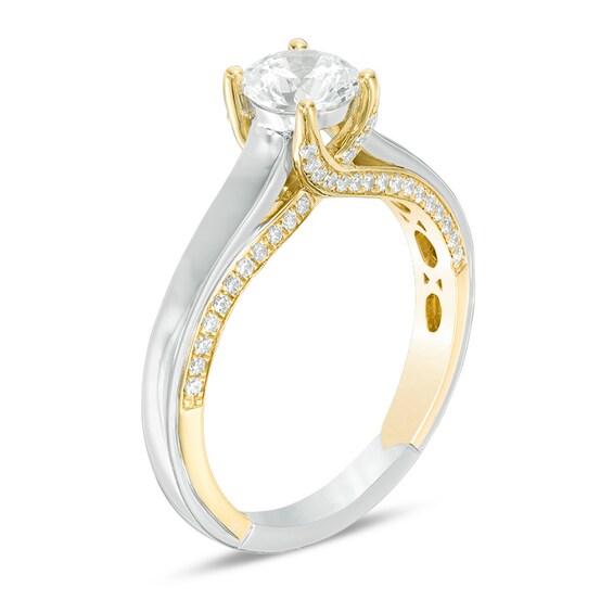 Previously Owned - 1 CT. T.w. Diamond Engagement Ring in 14K Two-Tone Gold