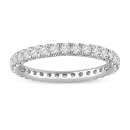 Previously Owned - 1 CT. T.W. Diamond Eternity Band in 14K White Gold
