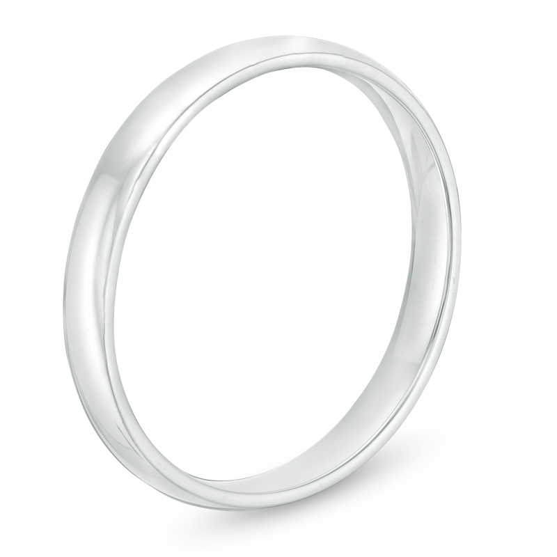 Main Image 2 of Previously Owned - 3.0mm Comfort Fit Wedding Band in 14K White Gold