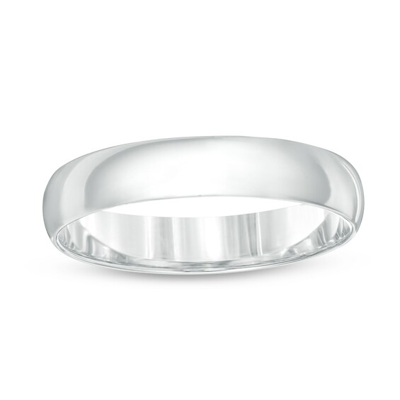 Previously Owned - 4.0mm Wedding Band in 10K White Gold