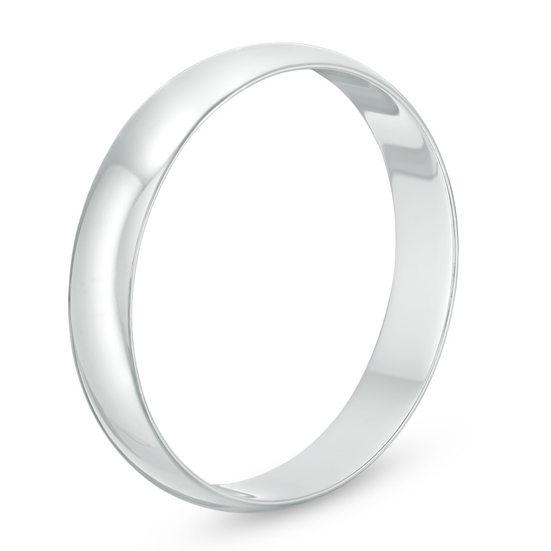 Main Image 2 of Previously Owned - 4.0mm Wedding Band in 10K White Gold