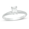 Thumbnail Image 1 of Previously Owned - 1/2 CT. Emerald-Cut Diamond Solitaire Engagement Ring in Platinum
