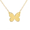 Thumbnail Image 1 of Previously Owned - Mini Butterfly Necklace in 14K Gold