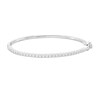 Thumbnail Image 1 of Previously Owned - 7/8 CT. T.W. Diamond Bangle in 14K White Gold
